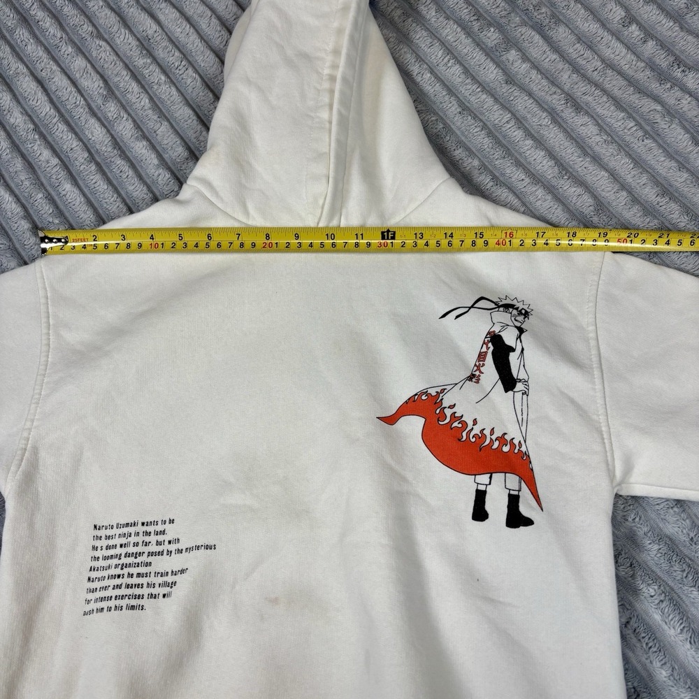 Naruto Hoodie Size 11-12 Youth Zara Pullover Hooded‎ Sweatshirt - Picture 10 of 15